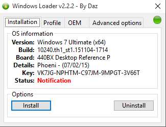 Windows 7 Loader by DAZ 2.2.2 | Free Full version Tools ...
